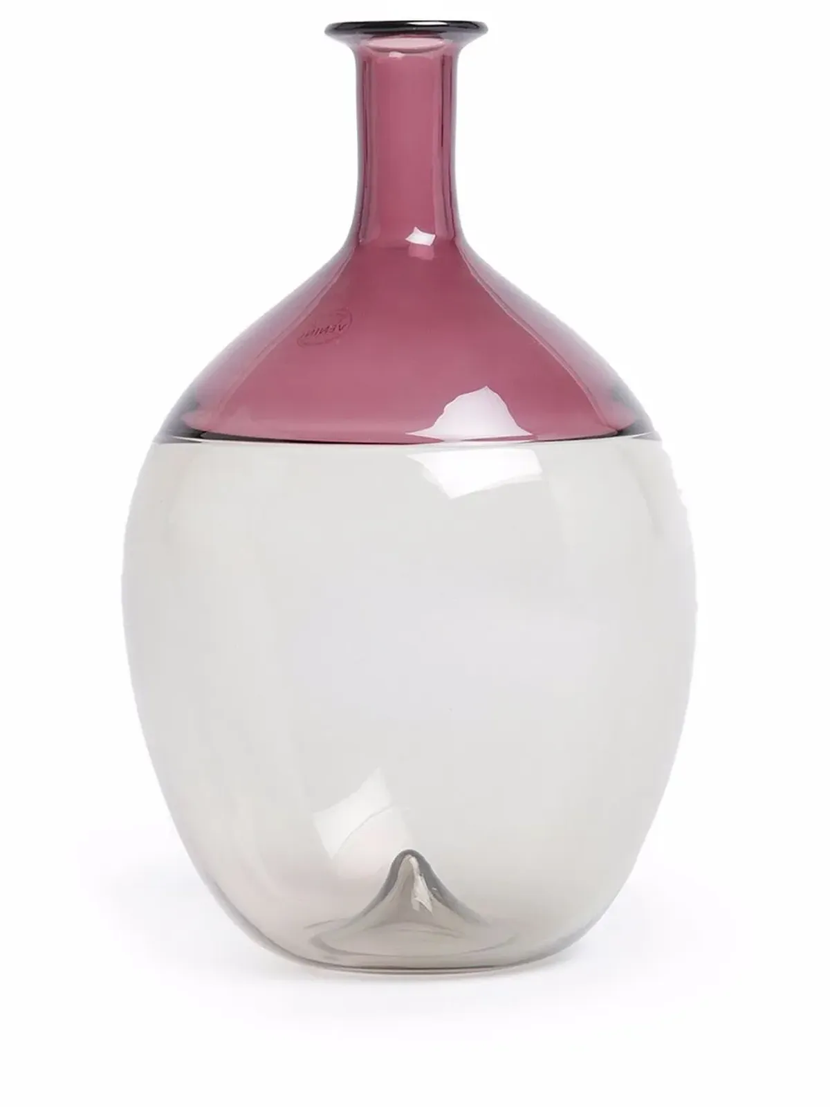 Venini Bolle bottle vase - Grey - 画像1