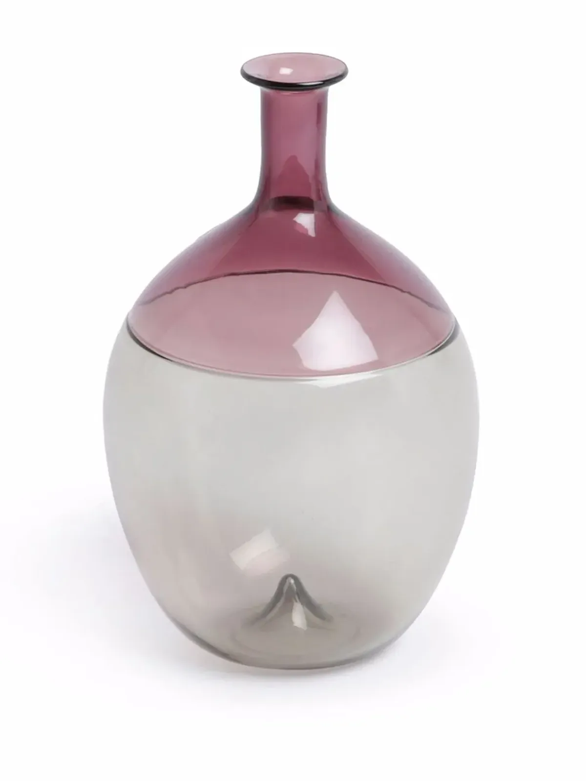 Venini Bolle bottle vase - Grey - 画像2