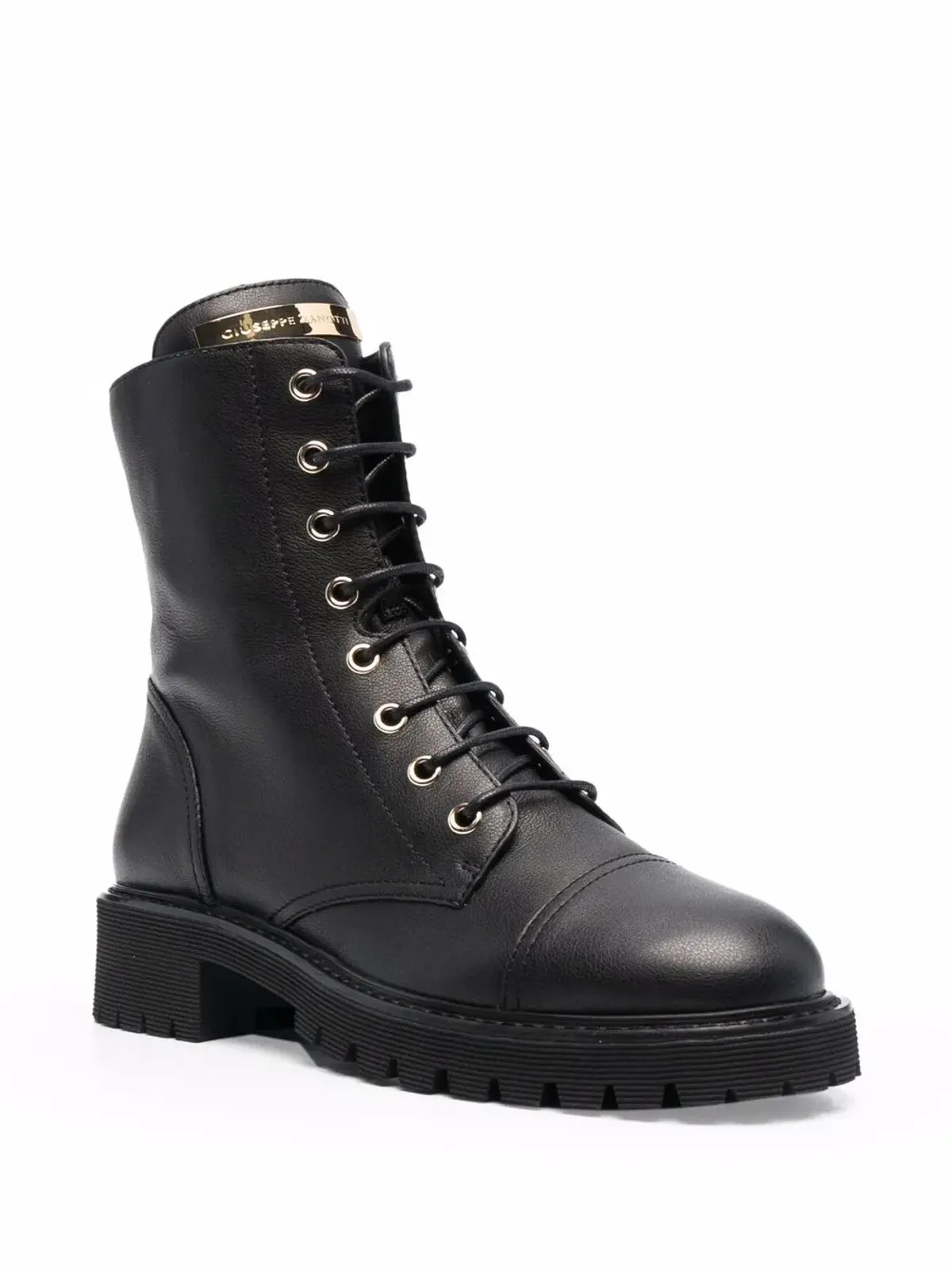 Giuseppe Zanotti ネヴァダ レザー アンクルブーツ ブラック - 画像2