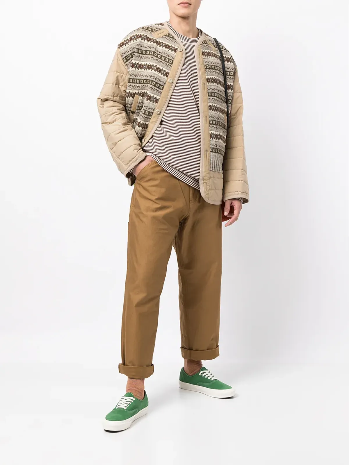 Junya Watanabe MAN ストレートレッグ・コットンパンツ - 画像2