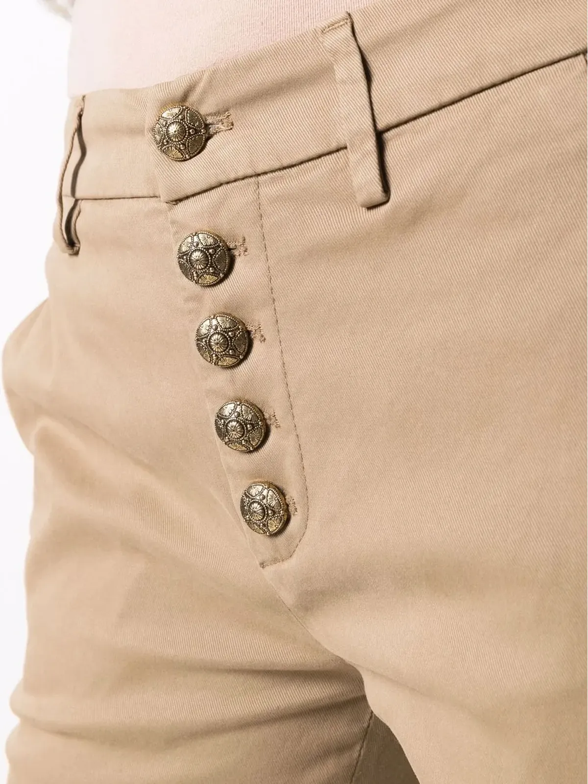 DONDUP クロップドスキニーフィットパンツ - Neutrals - 画像5