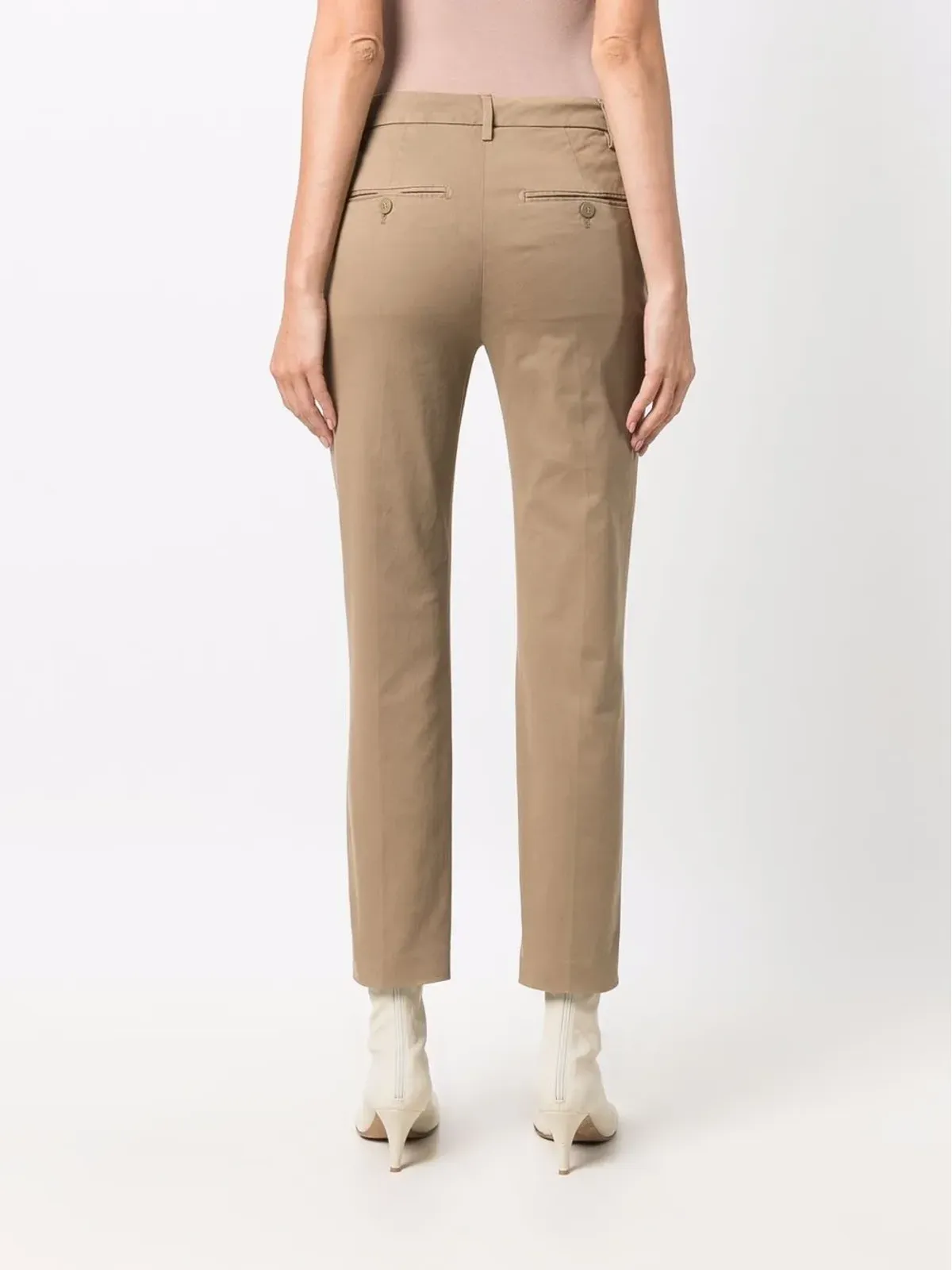 DONDUP クロップドスキニーフィットパンツ - Neutrals - 画像4