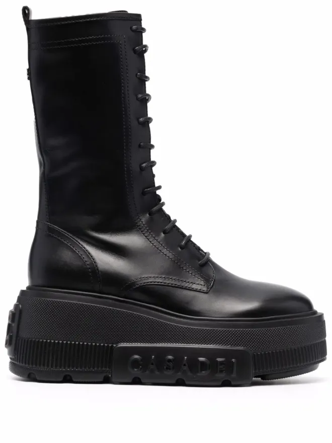 Casadei Casadei レースアップ・プラットフォームブーツの商品画像