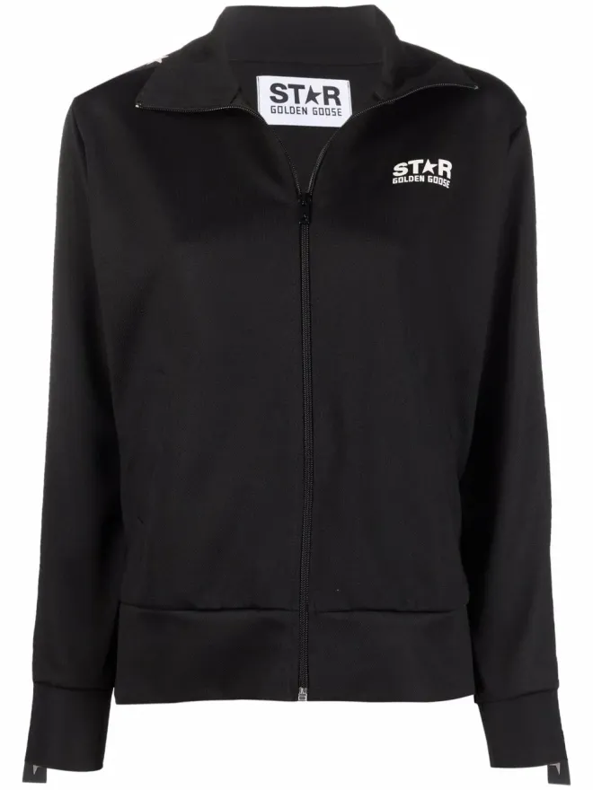 Golden Goose Golden Goose ジップドスウェットシャツ ブラックの商品画像