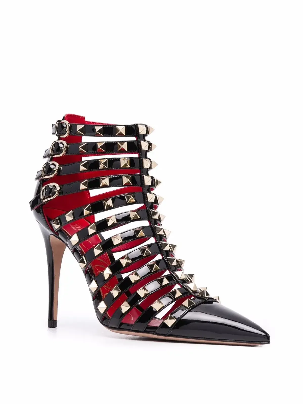 Valentino Garavani ロックスタッド・ケージド・パンプス - 画像2