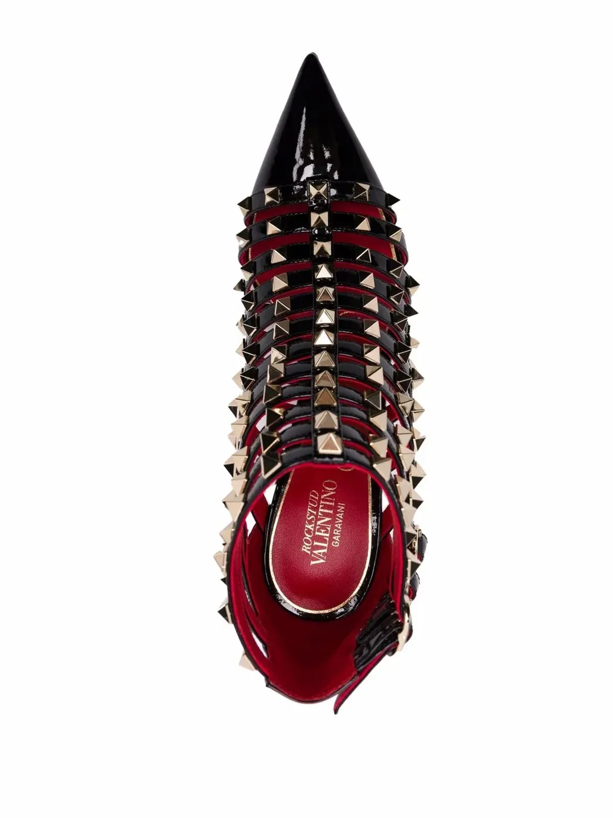 Valentino Garavani ロックスタッド・ケージド・パンプス - 画像4