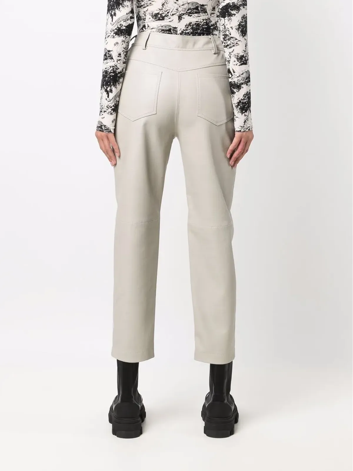 Stella McCartney Hailey cropped trousers - Neutrals - 画像4