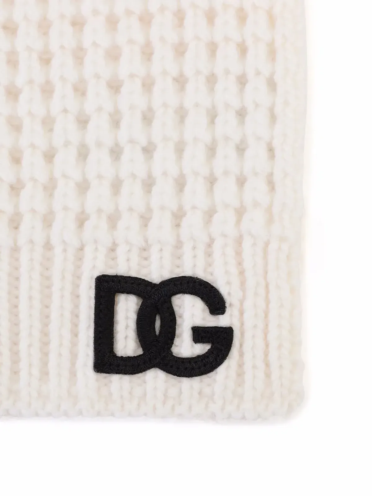 Dolce & Gabbana Kids DGロゴニットスカーフ - 画像3