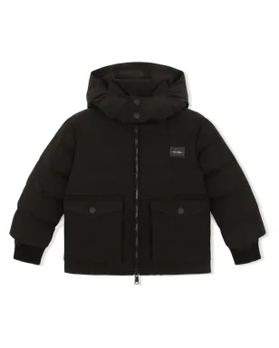 Dolce & Gabbana Kids フード付きダウンジャケット - サムネイル1