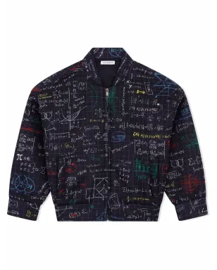 Dolce & Gabbana Kids アルジェブラプリント ボンバー ジャケット - サムネイル1