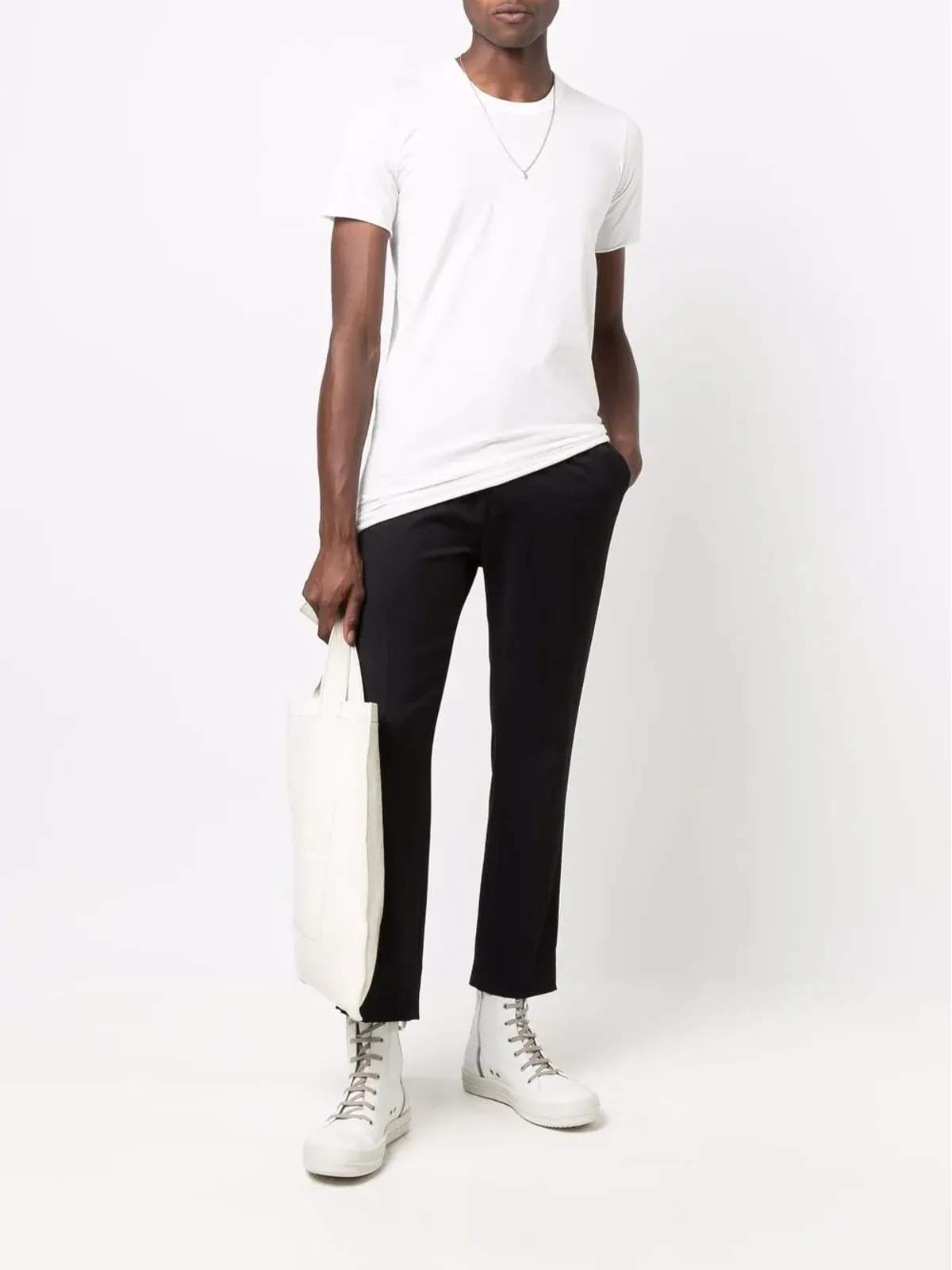 Rick Owens ファインニット Tシャツ - 画像2