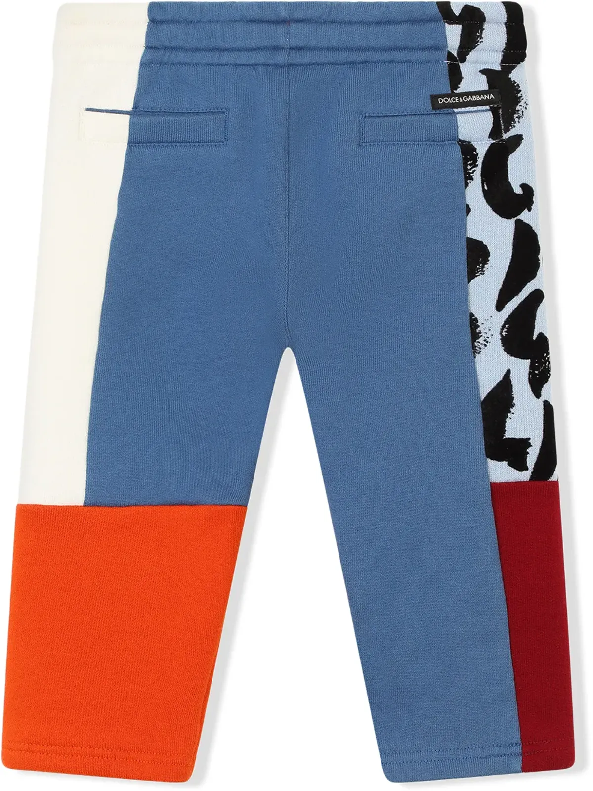 Dolce & Gabbana Kids カラーブロック コットン トラックパンツ - 画像2