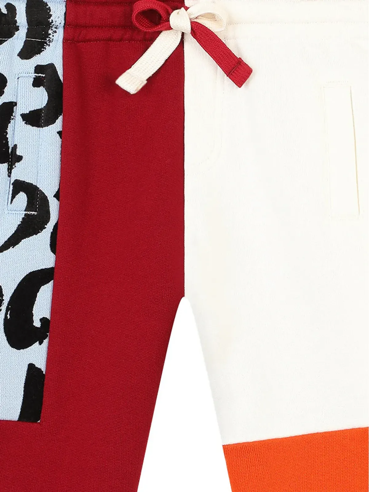 Dolce & Gabbana Kids カラーブロック コットン トラックパンツ - 画像3