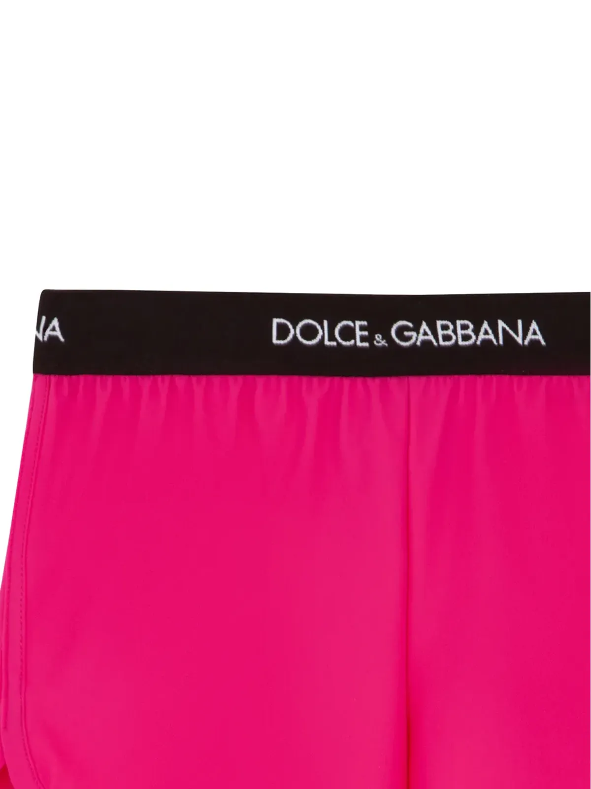 Dolce & Gabbana Kids ロゴウエストバンドショーツ - 画像3