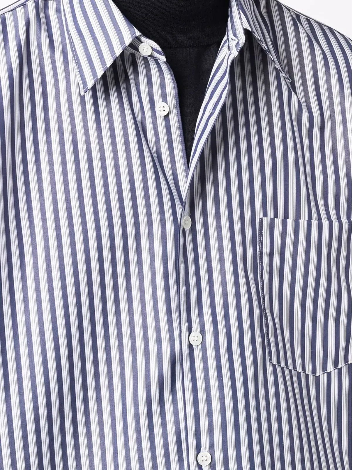 Comme Des Garçons Shirt オーバーサイズストライプシャツ - ブルー - 画像5