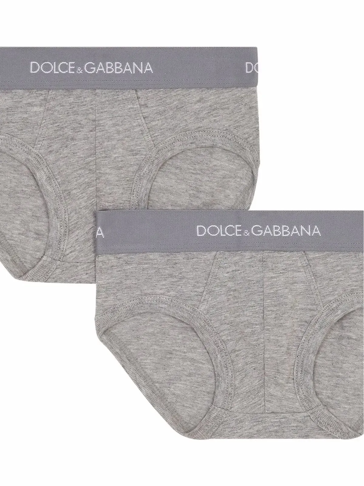 Dolce & Gabbana Kids ロゴ入りウエストバンド ボクサーショーツ - 画像3
