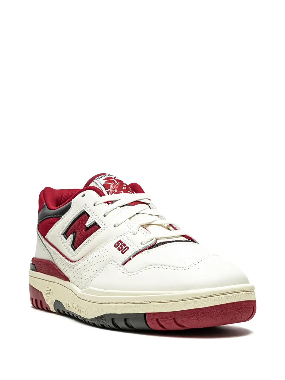 New Balance Aimé Leon Dore 550 ホワイト/レッド スニーカー - 画像2