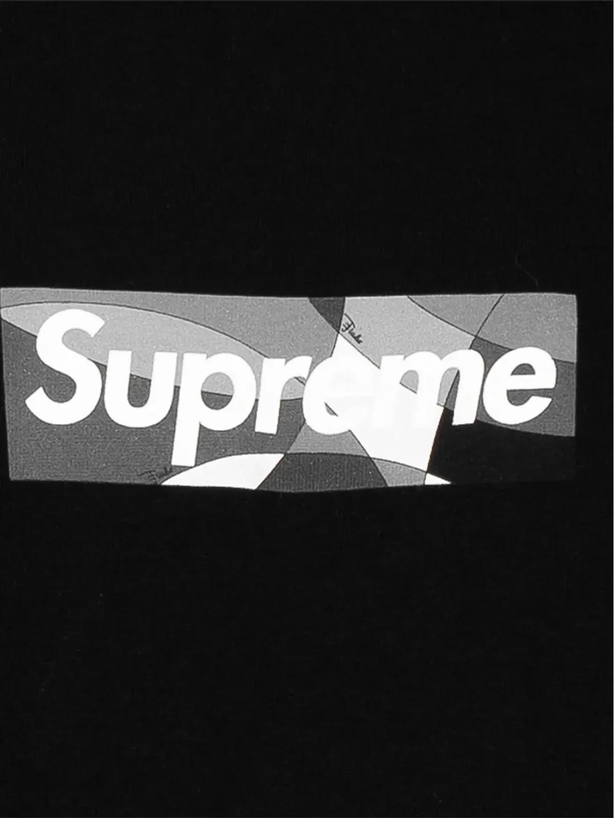 Supreme x Emilio Pucci ボックスロゴ Tシャツ - 画像3