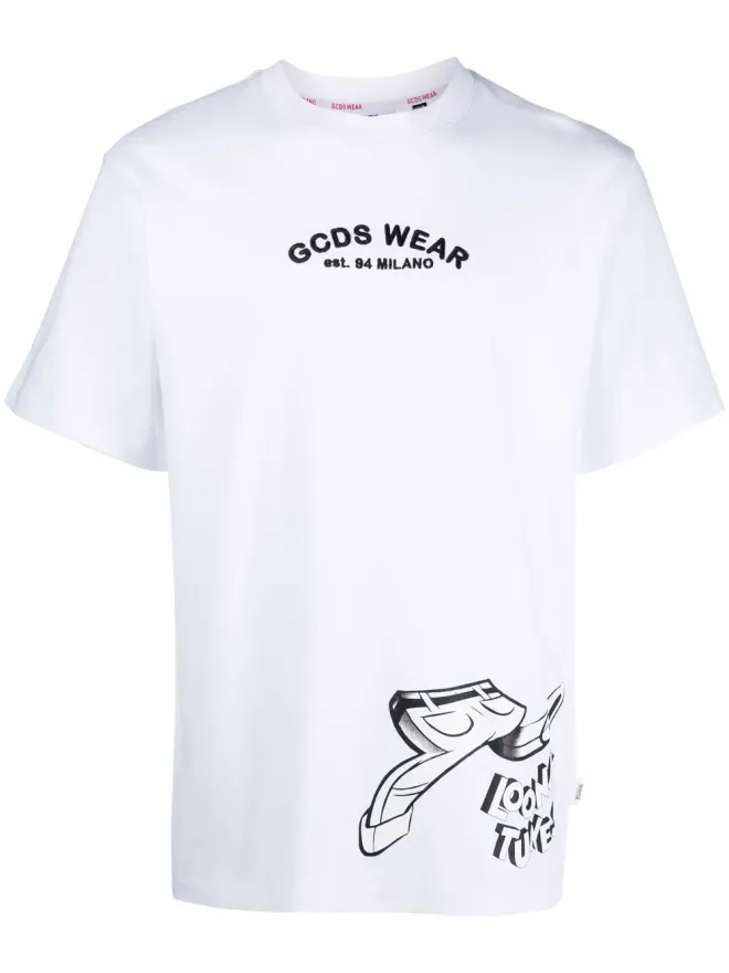 GCDS GCDS ロゴ入りクルーネックTシャツの商品画像