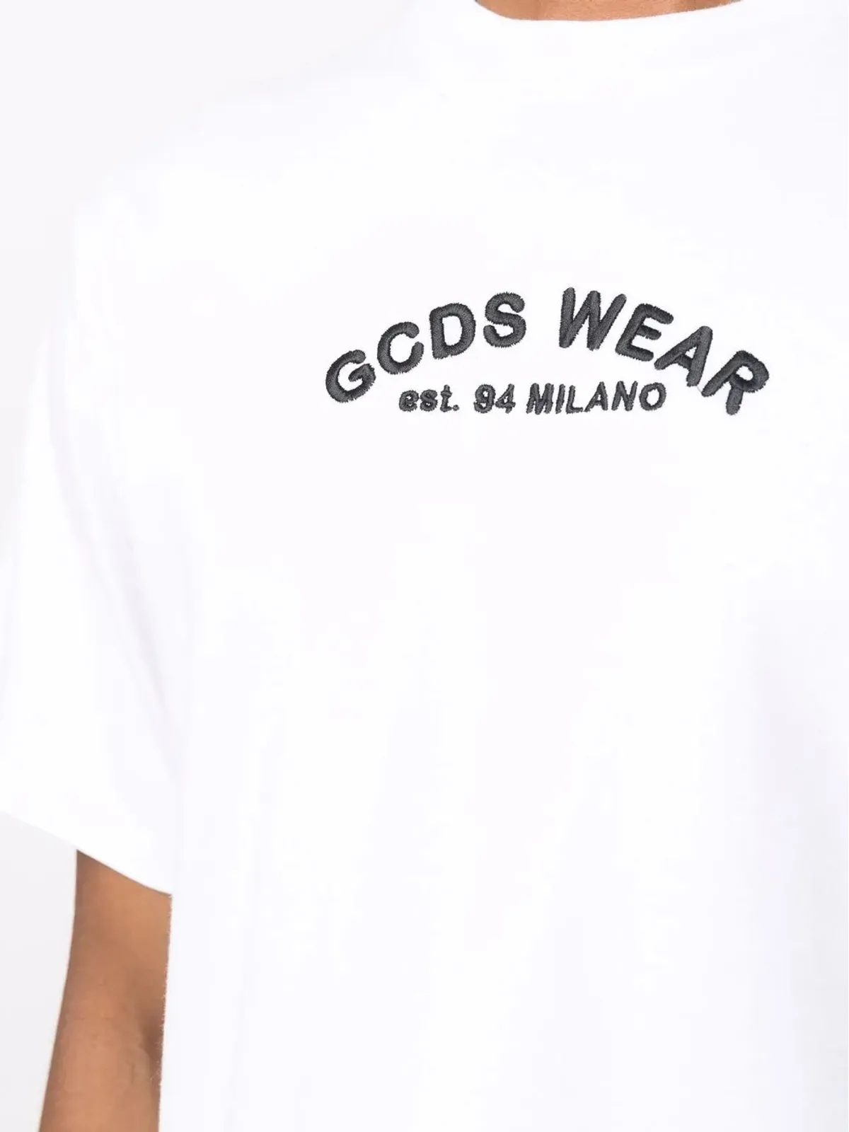 GCDS ロゴ入りクルーネックTシャツ - 画像5