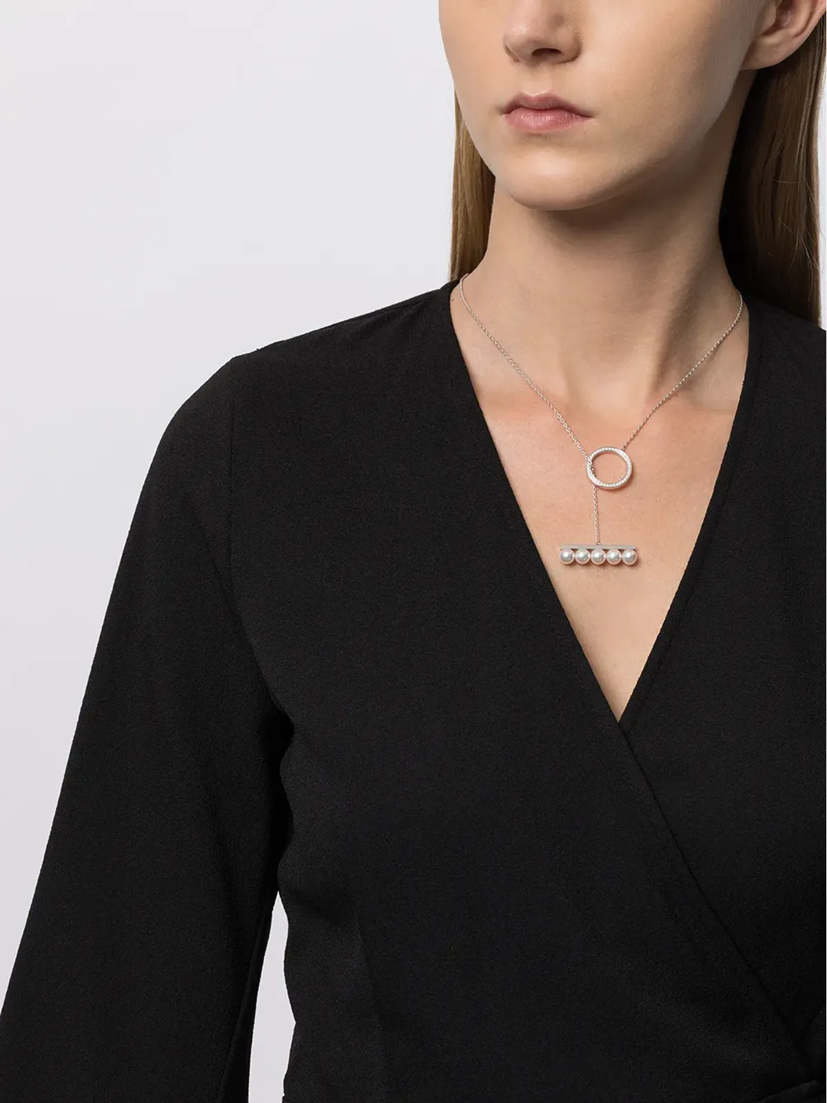 TASAKI Balance コレクション ディヴァイン パールとダイヤモンド パヴェ ペンダント - 画像2