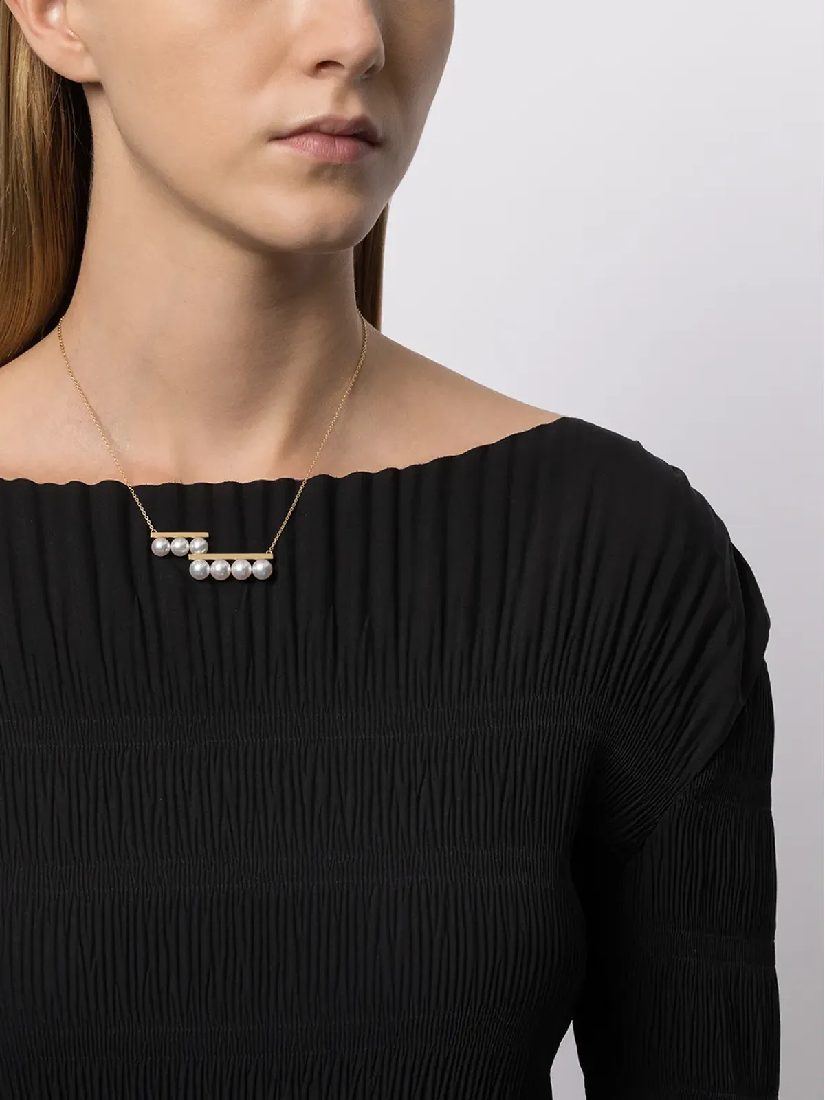 TASAKI コレクションライン Balance ステップ パール ペンダント - 画像2