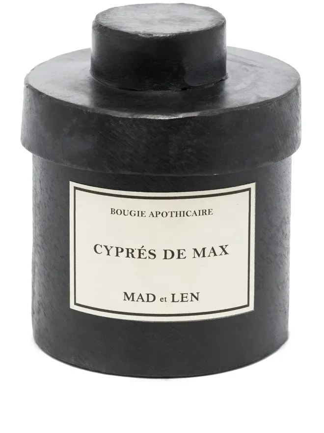 MAD et LEN MAD et LEN Cyprès de Max 香りキャンドル - ブラックの商品画像