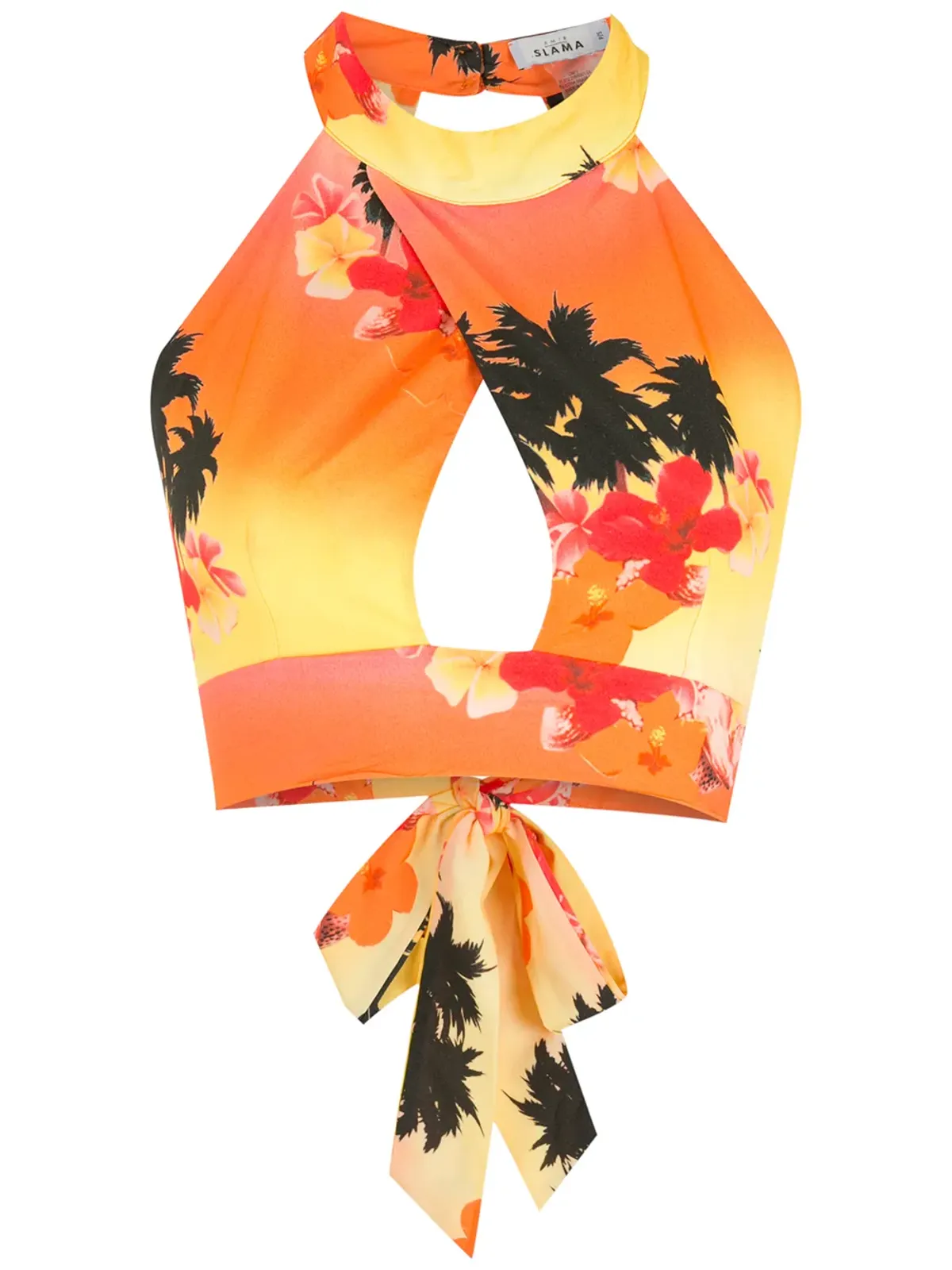 Amir Slama halter neck blouse - Multicolour - 画像1