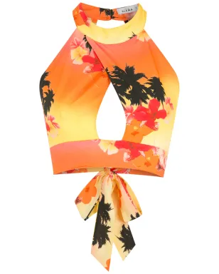 Amir Slama halter neck blouse - Multicolour - サムネイル1
