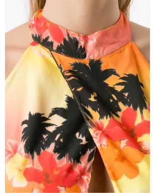 Amir Slama halter neck blouse - Multicolour - サムネイル5