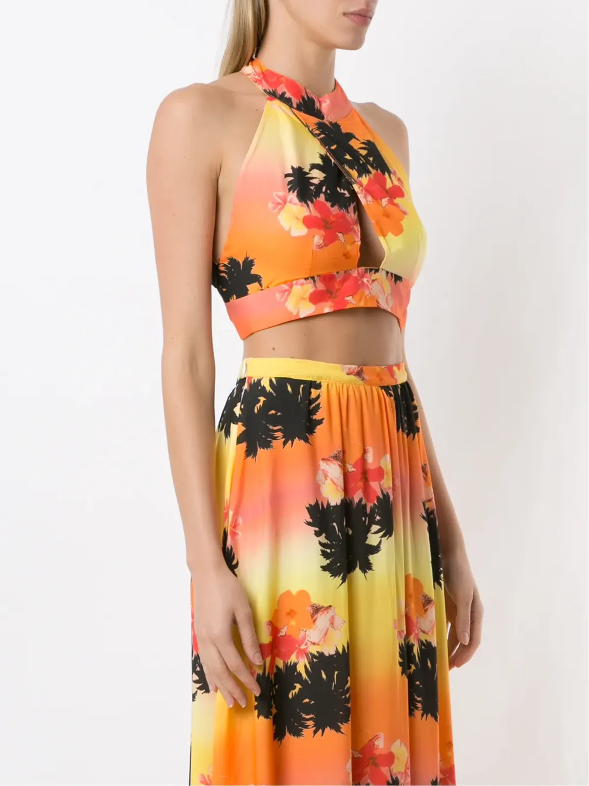 Amir Slama halter neck blouse - Multicolour - 画像3