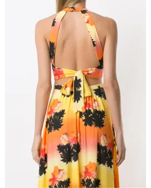 Amir Slama halter neck blouse - Multicolour - サムネイル4