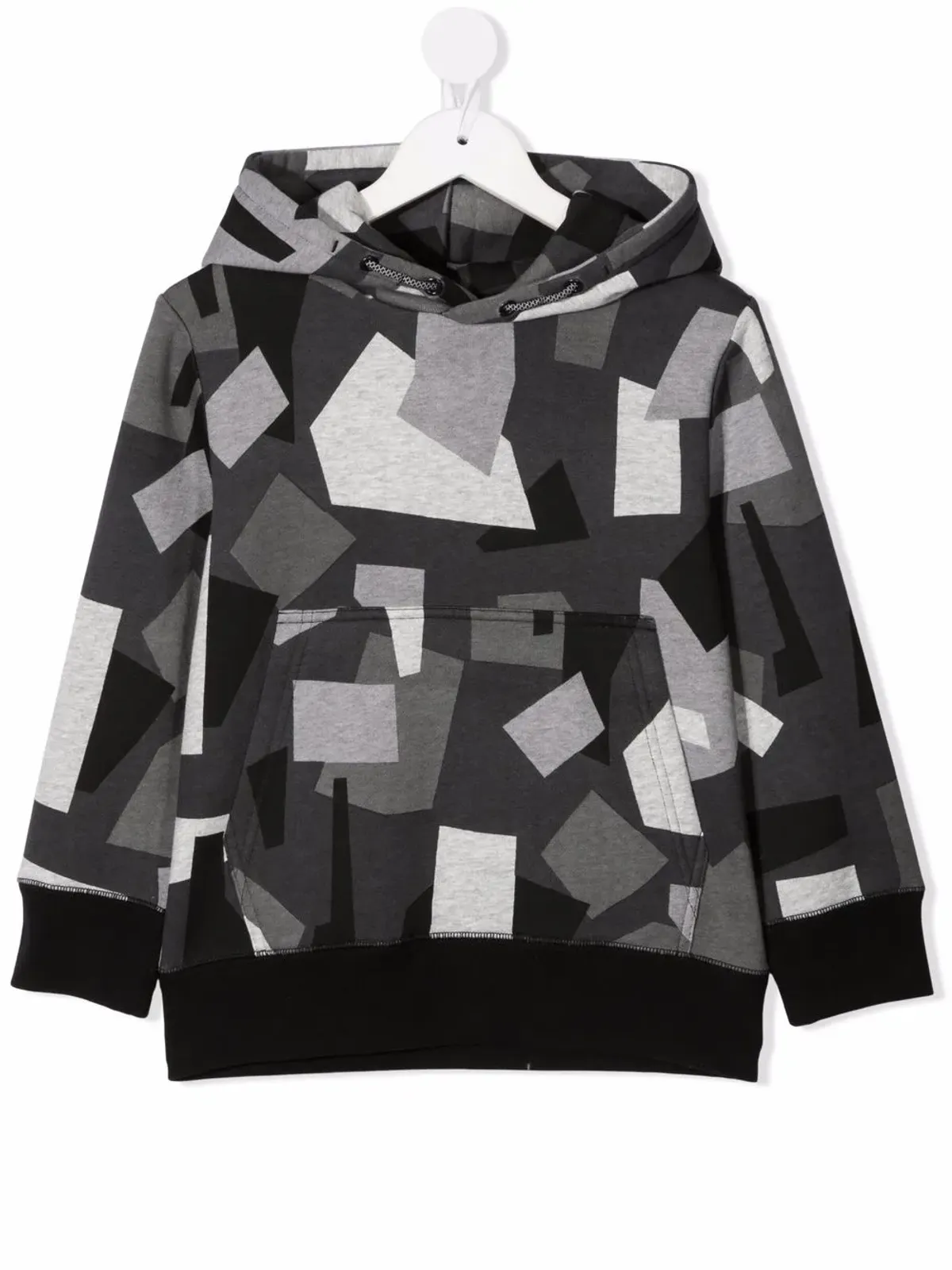 Stella McCartney Kids 幾何学迷彩フーディー - 画像1