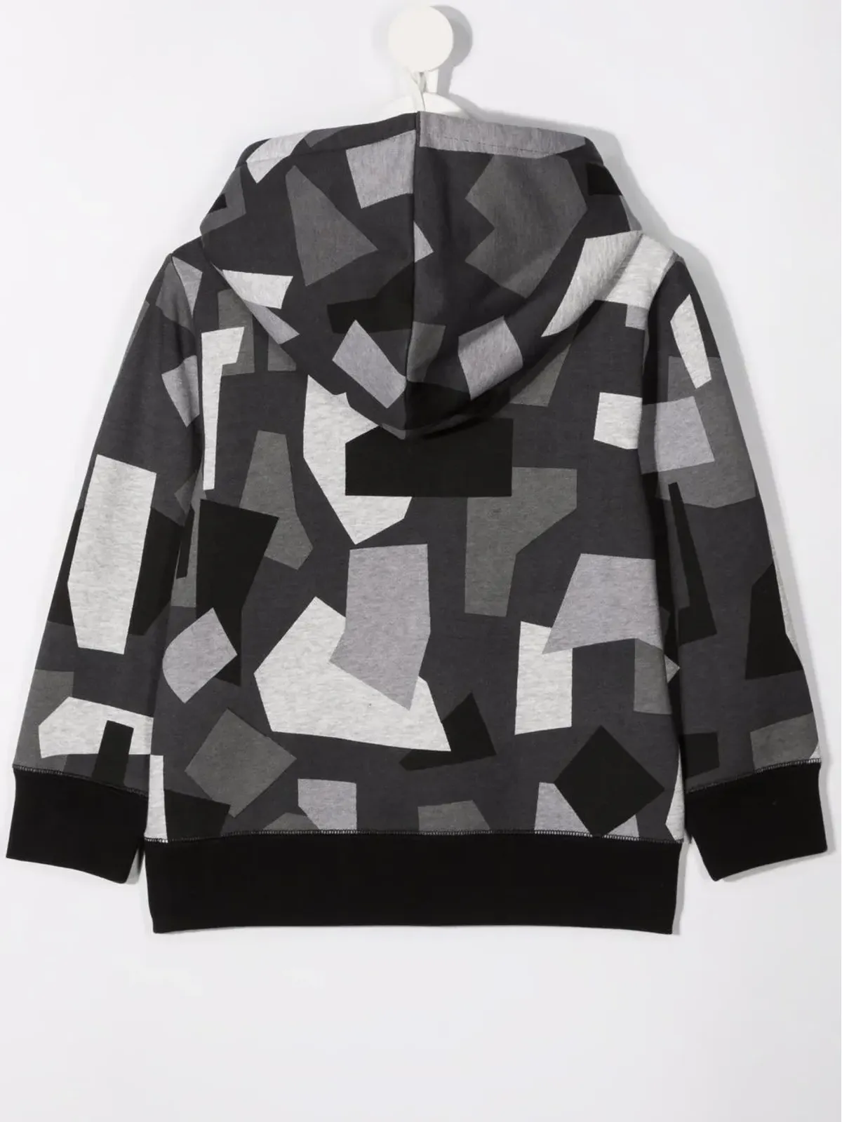 Stella McCartney Kids 幾何学迷彩フーディー - 画像2