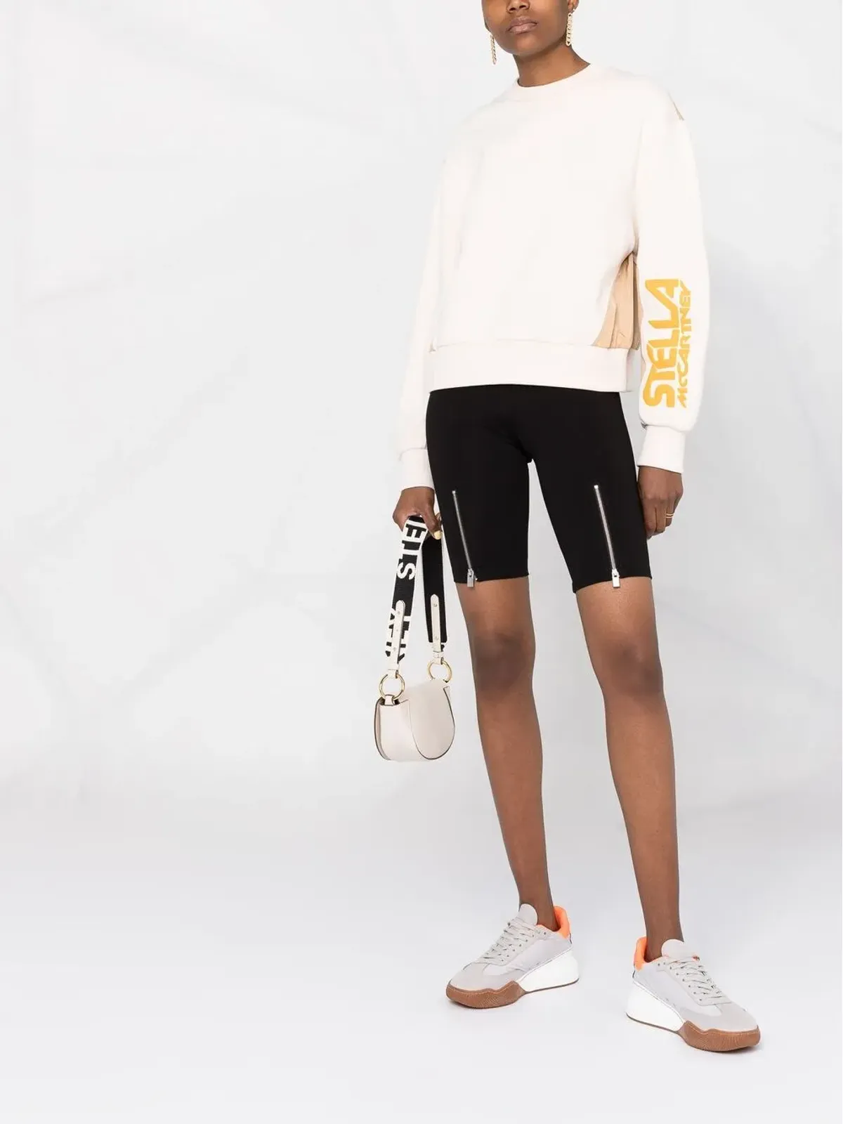 Stella McCartney ロゴプリント カラーブロック スウェットシャツ - 画像2