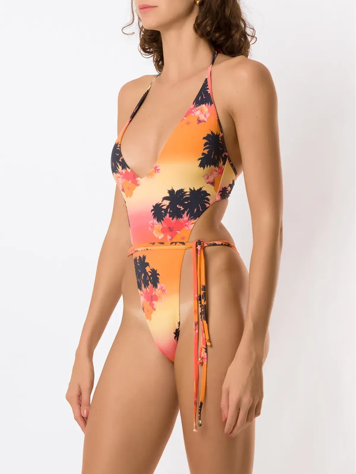 Amir Slama Ilha de Hibiscus ハイレッグ水着 - 画像3