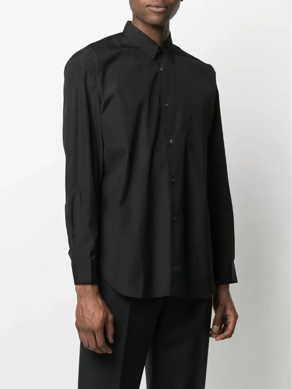 Comme Des Garçons Shirt ポインテッドカラー コットンシャツ - 画像4