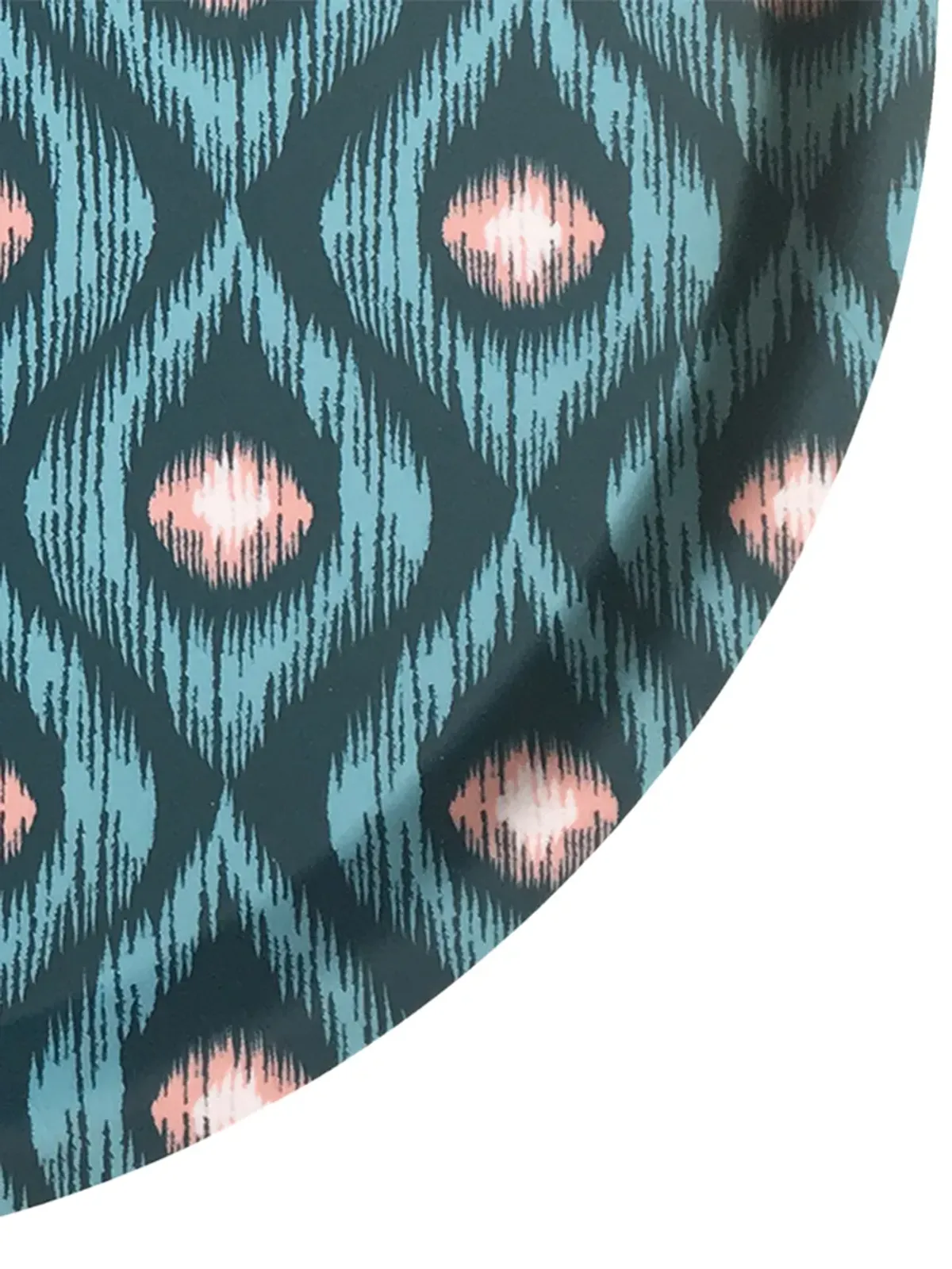 Les-Ottomans 孔雀柄木製トレイ - 画像3