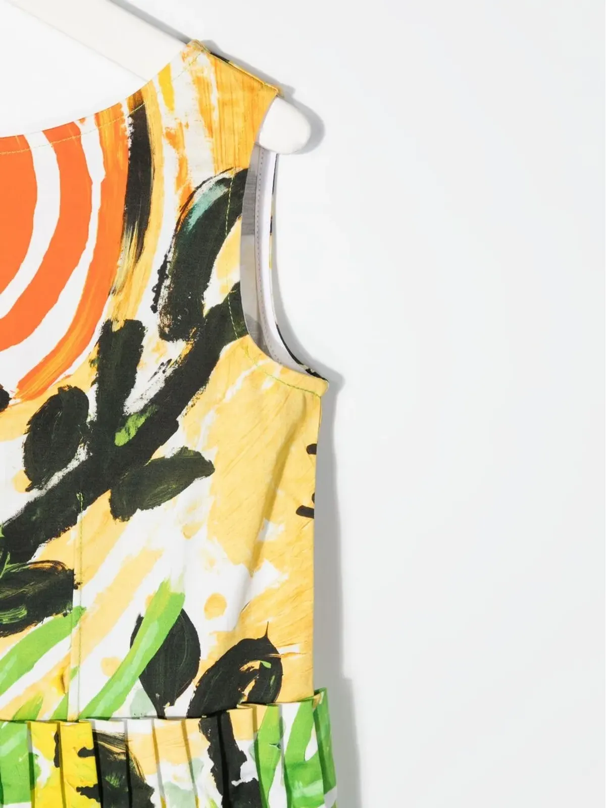 Marni Kids 総柄プリントワンピース - グリーン - 画像3
