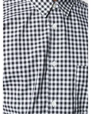 Comme Des Garçons Shirt check-print cotton shirt - Black - サムネイル5
