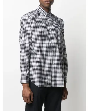 Comme Des Garçons Shirt check-print cotton shirt - Black - サムネイル3
