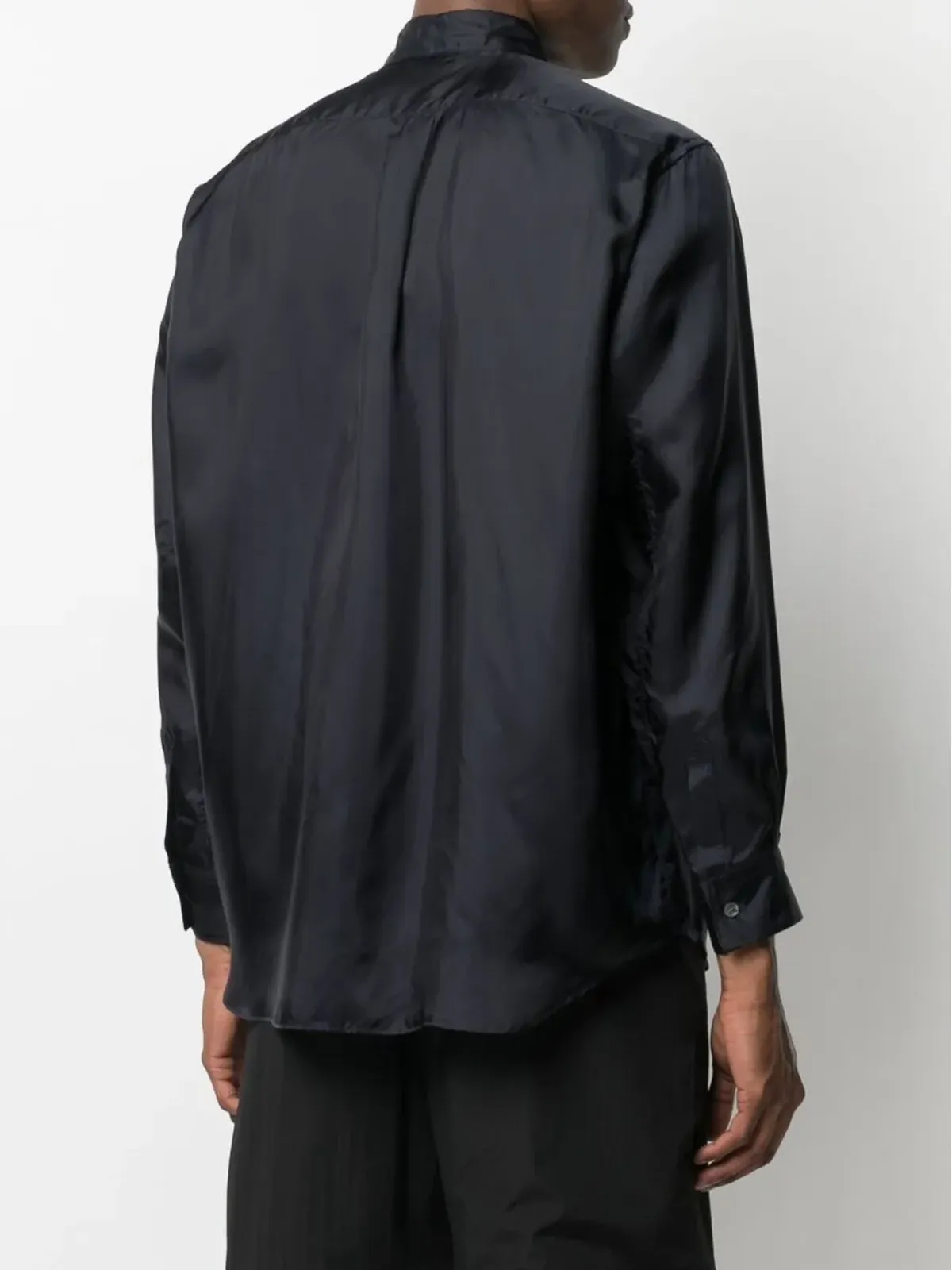Comme Des Garçons Shirt ポインテッドカラー長袖シャツ - 画像4