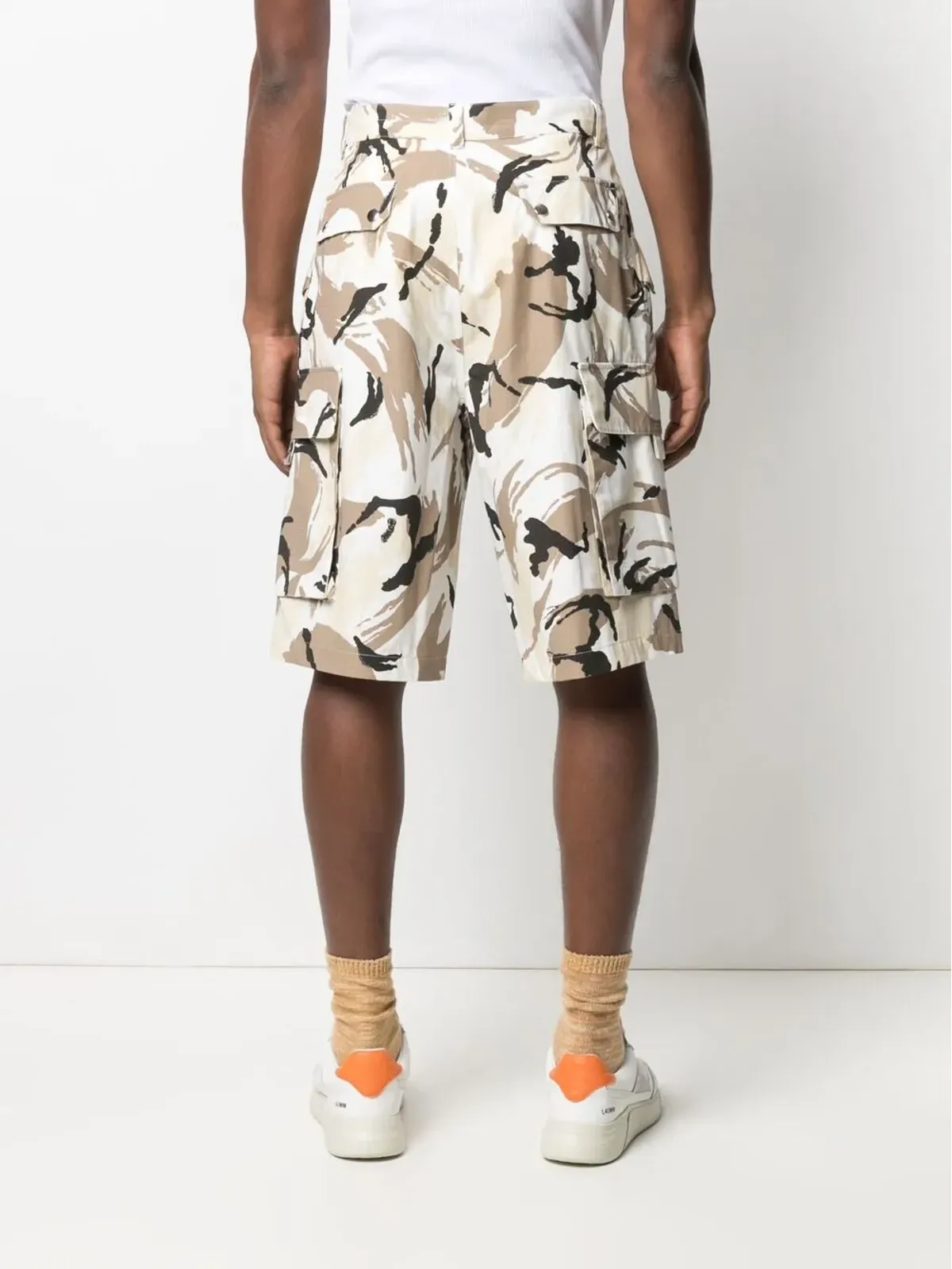 Kenzo カモフラージュカーゴ バミューダショーツ - White - 画像4