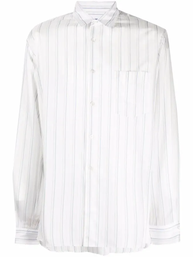 Comme des Garçons Shirt Comme Des Garçons Shirt 縦縞プリントシャツの商品画像