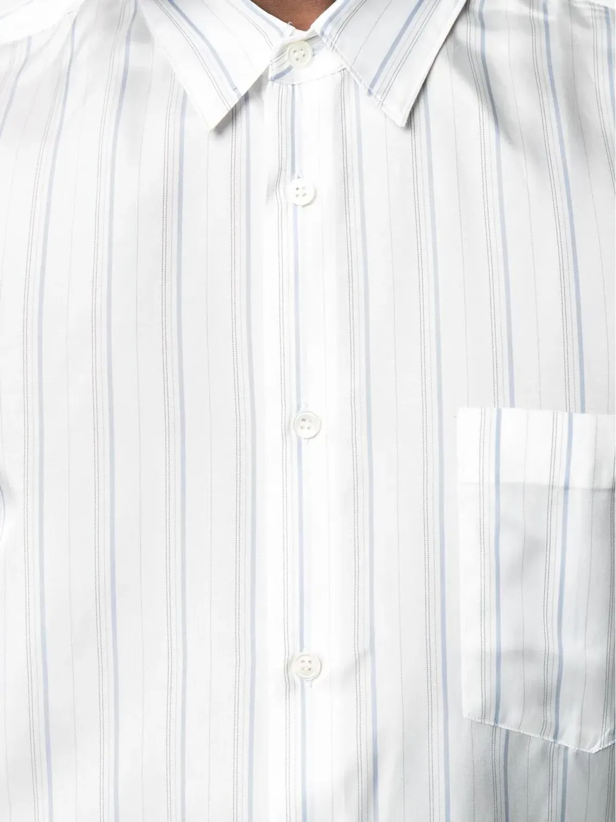 Comme Des Garçons Shirt 縦縞プリントシャツ - 画像5