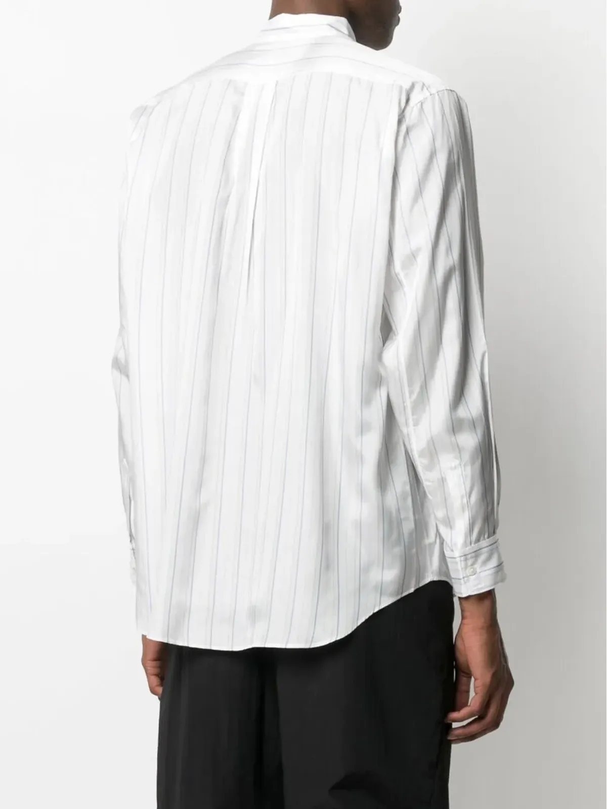 Comme Des Garçons Shirt 縦縞プリントシャツ - 画像4