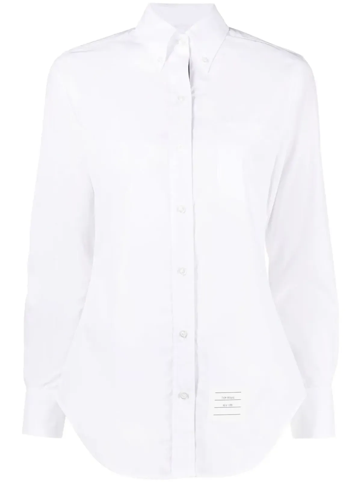 Thom Browne ロゴパッチ コットンシャツ - 画像1