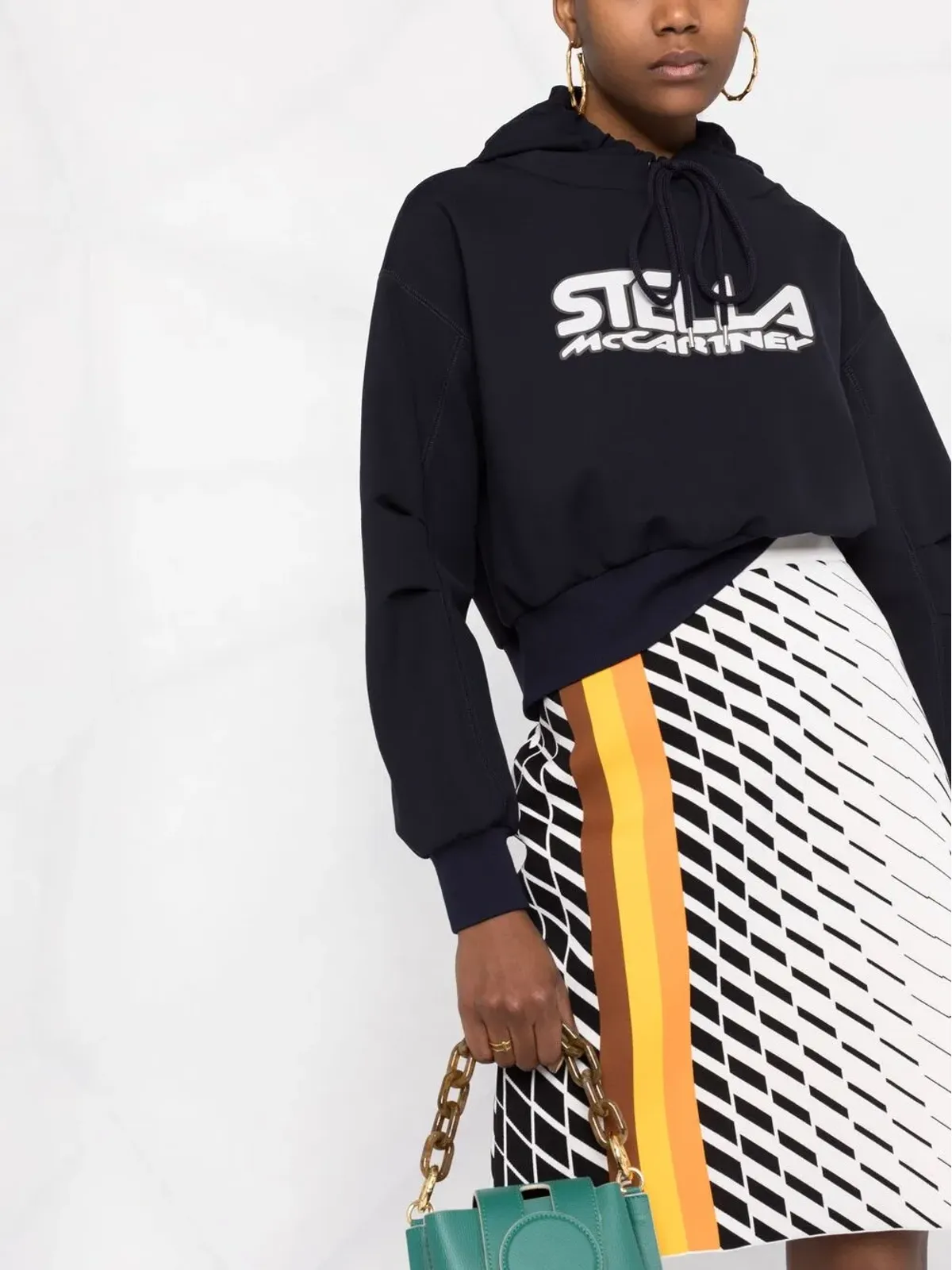 Stella McCartney ロゴプリントスクーバフーディ - 画像5
