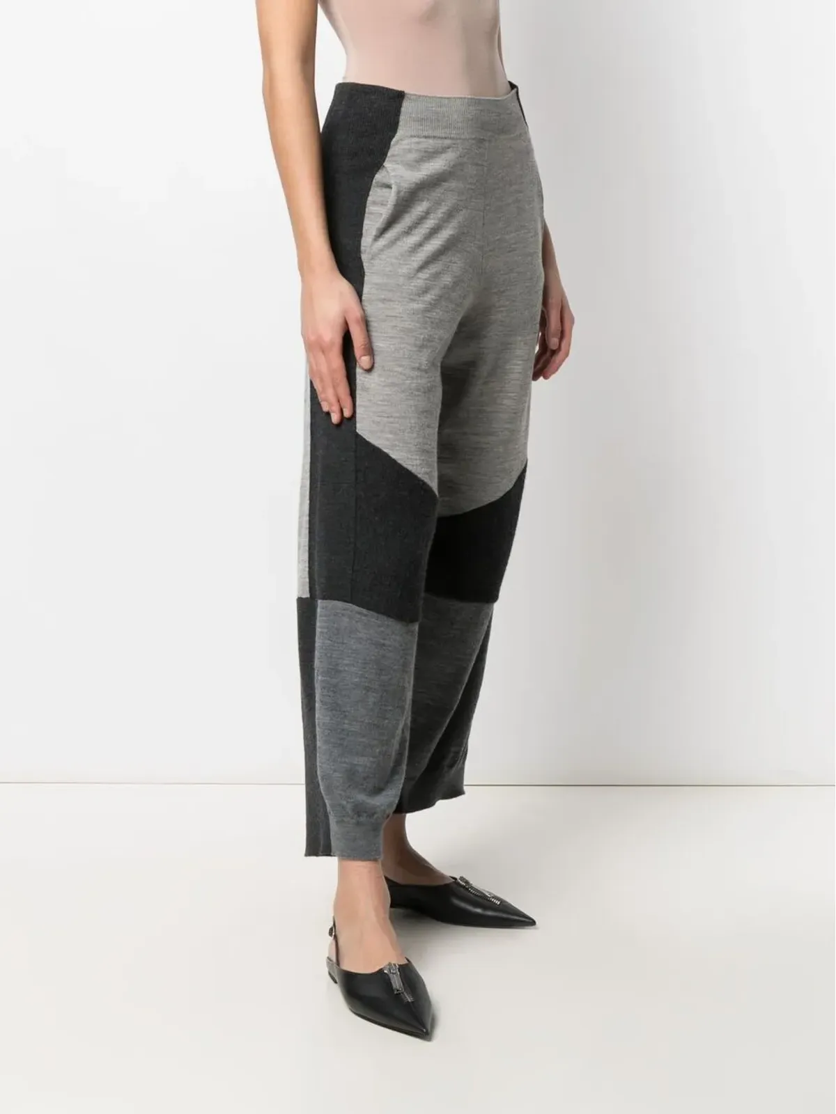 Stella McCartney カラー ブロック ニットパンツ - 画像3