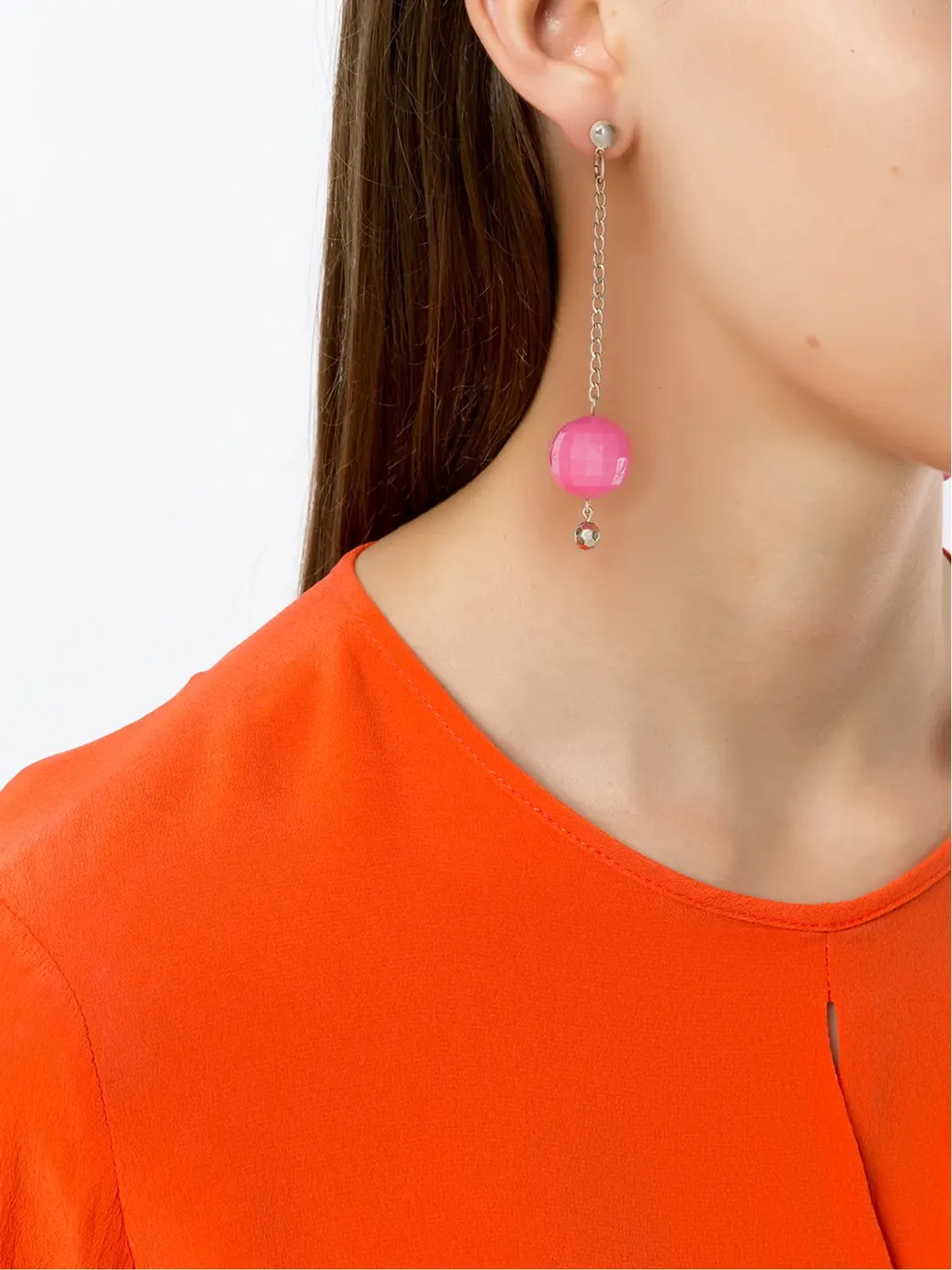 Amir Slama フローラ アシンメトリック ドロップ ピアス - 画像2